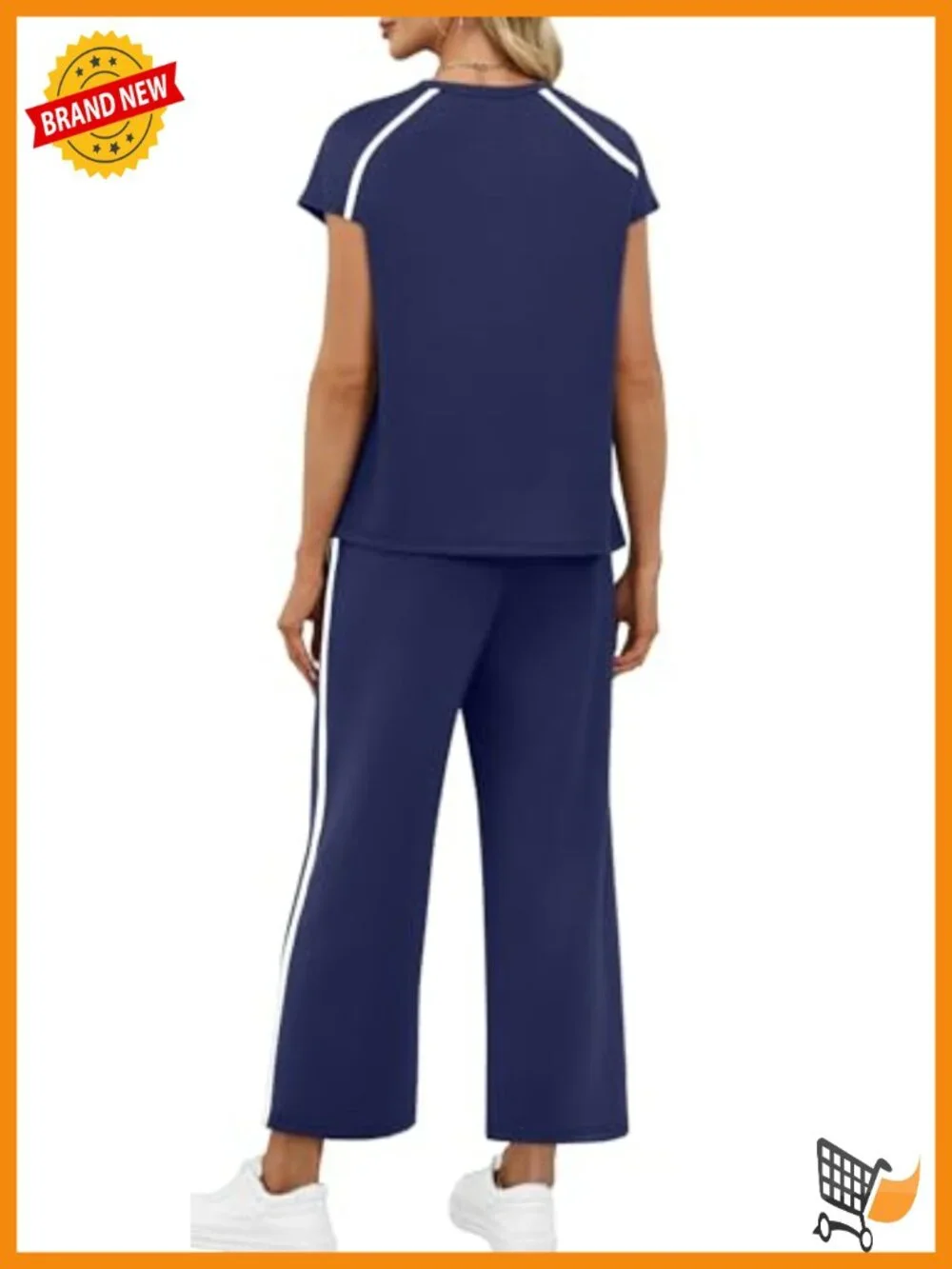 Cap Sleeve Top & Wide Leg Pants 2 Piece Set Travel Outfits